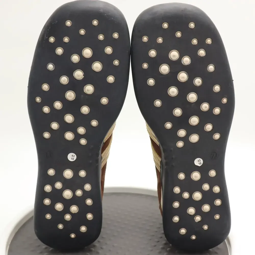 Vintage Skechers Collection Mens Size 10 Brown Italian Leather Suede Golf Shoes - Picture 13 of 15